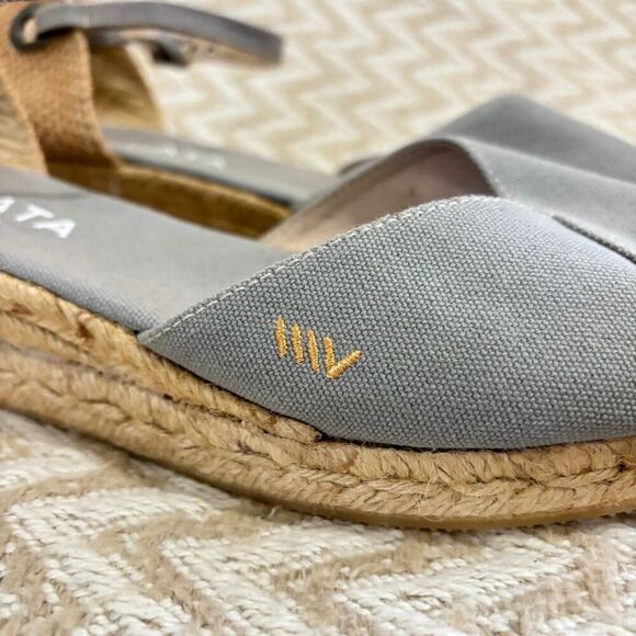 Viscata Barcelona Pubol Canvas Espadrille Wedges - Picture 3 of 12